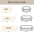 thumbnail image 2 of Jessy Home Sofa Cover Slipcover Couch Cover Protector Durable Multi-Function Furniture Cover for Pets Dogs Cats Home Decor Sofa Covers for Living Room 71"x 134"Light Gray, 2 of 9