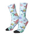 thumbnail image 1 of Balery Chaussettes à Motif Tortue de Mer Coloré Unisexes Chaussettes Douces et Respirantes pour Hommes et Femmes, Taille Unique (US 5-11), Confortables et Durables pour un Usage Quotidien, 1 of 6