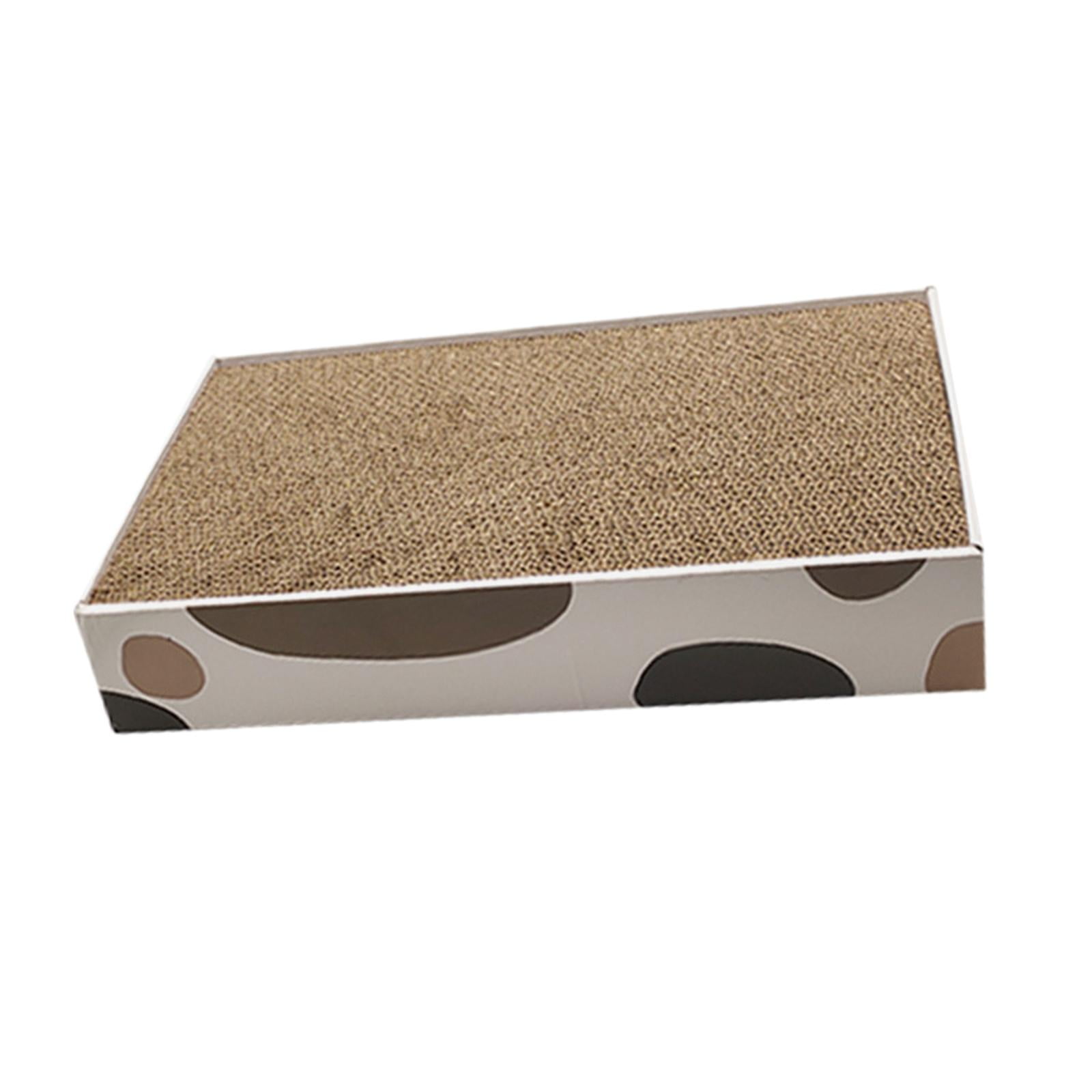 Bvdfgk Cat Scratcher Cardboard Scratch Bed Scratching Pads with Box Corrugate Paper for