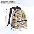 thumbnail image 2 of Honeii Owl Back To School Print School Backpack,Casual Lightweight Travel Rucksack Daypack,Backpacks for College High, 2 of 6