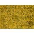 thumbnail image 1 of Ahgly Company Machine Washable Indoor Rectangle Oriental Yellow Industrial Area Rugs, 5' x 7', 1 of 4