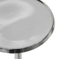 thumbnail image 4 of Kate and Laurel Sanzo Table d'Appoint Moderne à Piédestal, 9 x 9 x 23, Argent, Table de Bout Décorative avec Dessus de Table Élégant, 4 of 8
