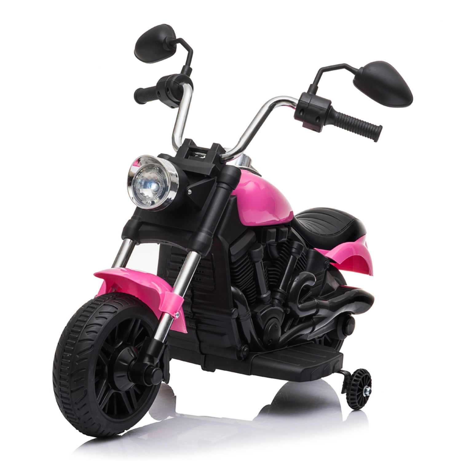 CIPACHO Kids 6V Battery Powered Ride on Motorcycle Toy for Children Boys & Girls, Pink