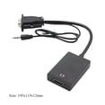 thumbnail image 2 of Convertidor adaptador VGA a HDMI Wdftyju HD 1080P, 2 of 6