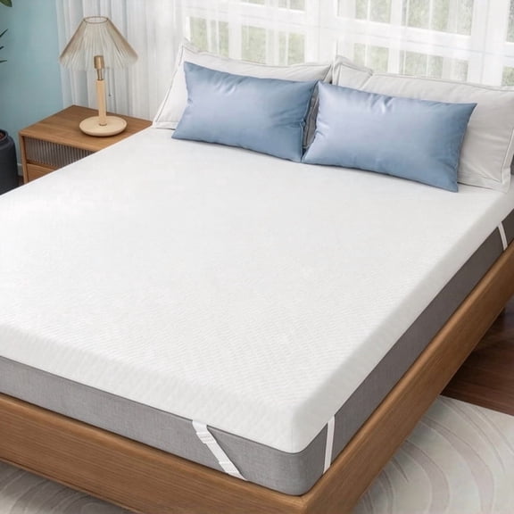 3 Inch Cal King Mattress Topper With Cover, Foam Mattress Topper for Back Pain, Gel Infused Mattress Pad
