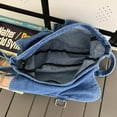 thumbnail image 6 of Denim Hobo Crossbody Bag for Women Large Shoulder Handbag Messenger Bag Retro Tote Bag for Casual Work Travel, 6 of 7