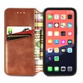 thumbnail image 2 of Decase Leather Wallet Case for iPhone 13 Pro Max PU Leather Embossed Case with Credit Card Slots Magnetic Closure Kickstand Flip Case for iPhone 13 Pro Max 6.7 inch,  Brown, 2 of 7