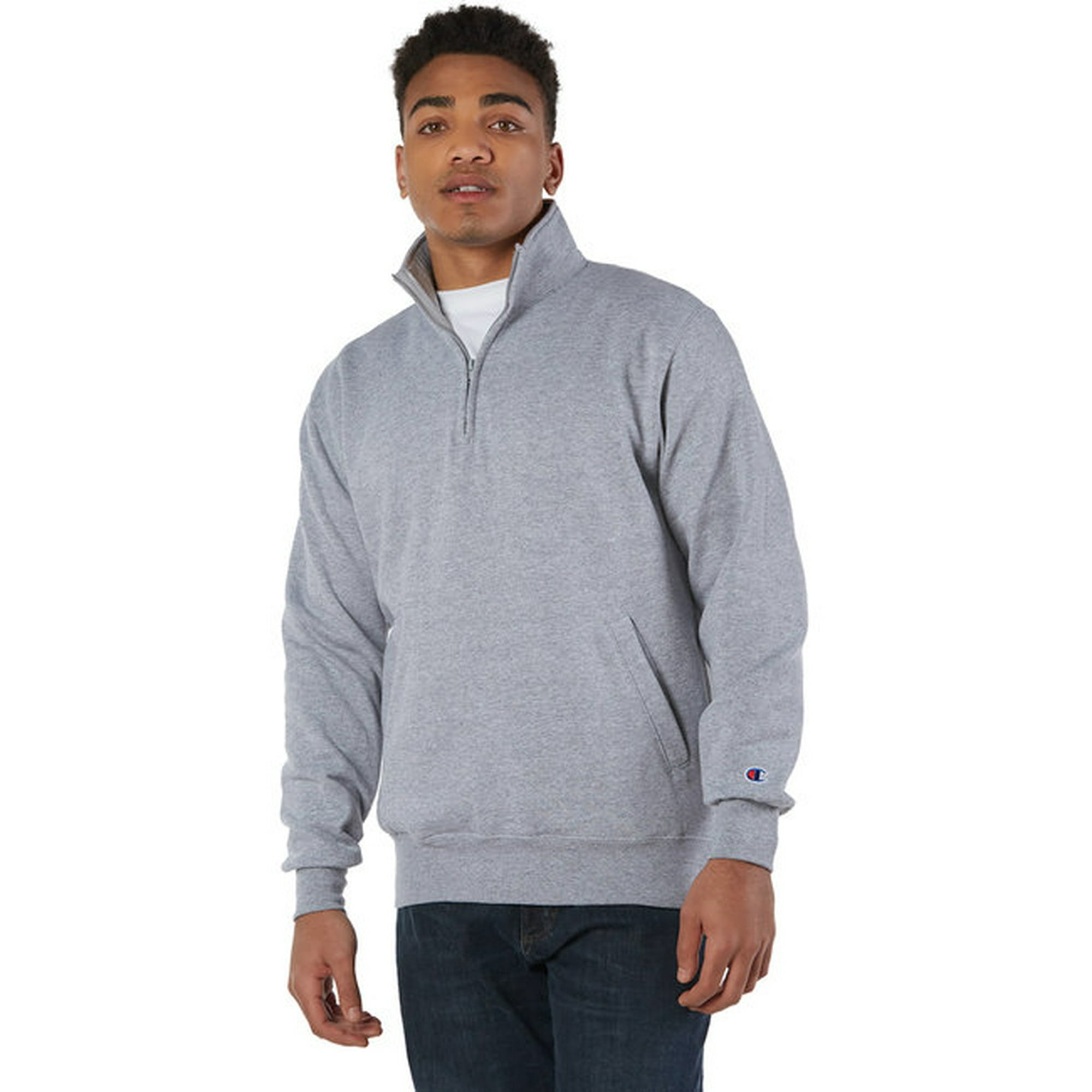 Adult Double Dry Eco® 1/4-Zip Pullover Fleece - Walmart.com