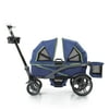 Gladly Family Anthem2 All-Terrain 2-Seater Wagon Stroller, Rugged Wheels, Removable Canopy, Foldable, Neon Indigo