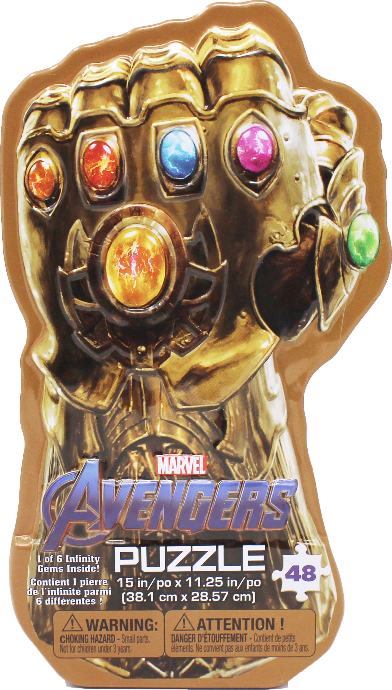 Madurar palanca Centro de niños Marvel's Avengers: Infinity War Gauntlet Tin with Surprise Puzzle and  Infinity Gem - Walmart.com