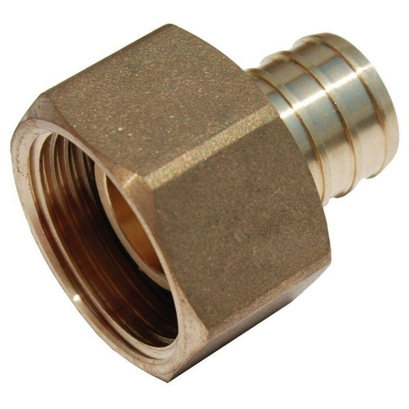 SharkBite 3/4 in. Barb X 3/4 in. D Female Brass Pex Swivel Adapter
