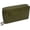 Black, variant on CAZORO RFID Blocking Genuine Leather Zip Around Large Wallet for Women Credit Card Clutch Holder Phone Wristlet with Zipper Pocket Green