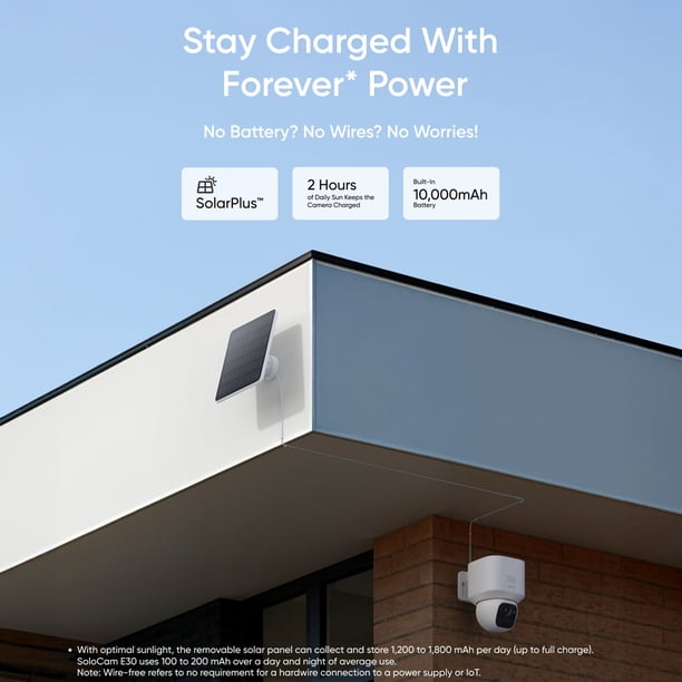 eufy SoloCam E30 Wi-Fi 2K 360° Security Camera Comes with