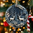 thumbnail image 3 of Nmdmisc Christmas Tree Decorations Christmas Hanging Ornament Christmas Tree Round Decoration Christmas Tree Hanging Pendants for Family Colleagues Friend,3.15", 3 of 7