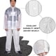 thumbnail image 4 of Chubasquero transparente, impermeable unisex de moda EVA Chubasquero transparente Solución innovadora, 4 of 8