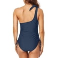 thumbnail image 5 of One Piece Swimsuits for Women One Shoulder Tie Side Bathing Suits, 5 of 7