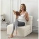 thumbnail image 2 of QinaQin Sofá cama plegable 4 en 1 convertible, sillón y loveseat con cojín, diseño ahorrador de espacio para sala, recámara o cuarto de visitas, 2 of 7