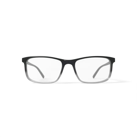 Bio Eyes Men's BE26 Boabab Rectangular Prescription Eyeglasses with Case, Black Gold