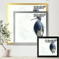 thumbnail image 4 of Designart 'Tricolored Heron Bird On White' Farmhouse Framed Art Print, 4 of 4
