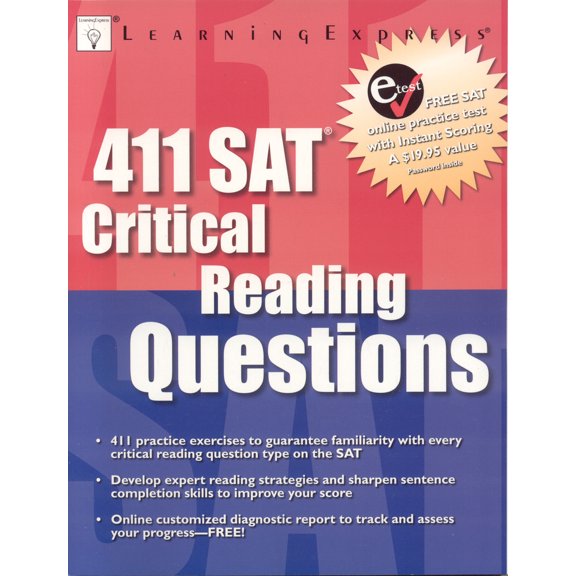 Pre-Owned 411 SAT Critical Reading Questions