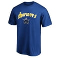 thumbnail image 2 of Men's Royal Seattle Mariners Team Cooperstown Collection Wahconah T-Shirt, 2 of 3