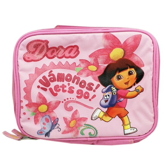 Dora the Explorer Vamomos! Let's Go! Light Pink Insulated Lunch Bag
