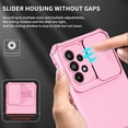 thumbnail image 4 of SaniMore for Samsung Galaxy A53 5G Case 2022 with Slide Camera Cover Built-in Kickstand Dual Layer Hybrid Shockproof Case for Galaxy A53 5G 6.5", Pink, 4 of 9