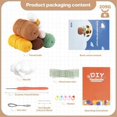 thumbnail image 3 of Crochet Yarn Sunflower Crochet Kit for Adults & Beginners, Crochet Accessories and Step-By-Step Manu, 3 of 5