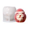 thumbnail image 1 of SGACAI Molde de silicona para pastel de mousse de manzana y Papá Noel Molde de chocolate hecho a mano, 1 of 7