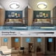thumbnail image 4 of Luz de techo LED con sensor de movimiento Funciona con pilas Ip64 Montaje empotrado redondo para interiores y exteriores para cocina, dormitorio, baño, pasillo (pilas no incluida, 4 of 5