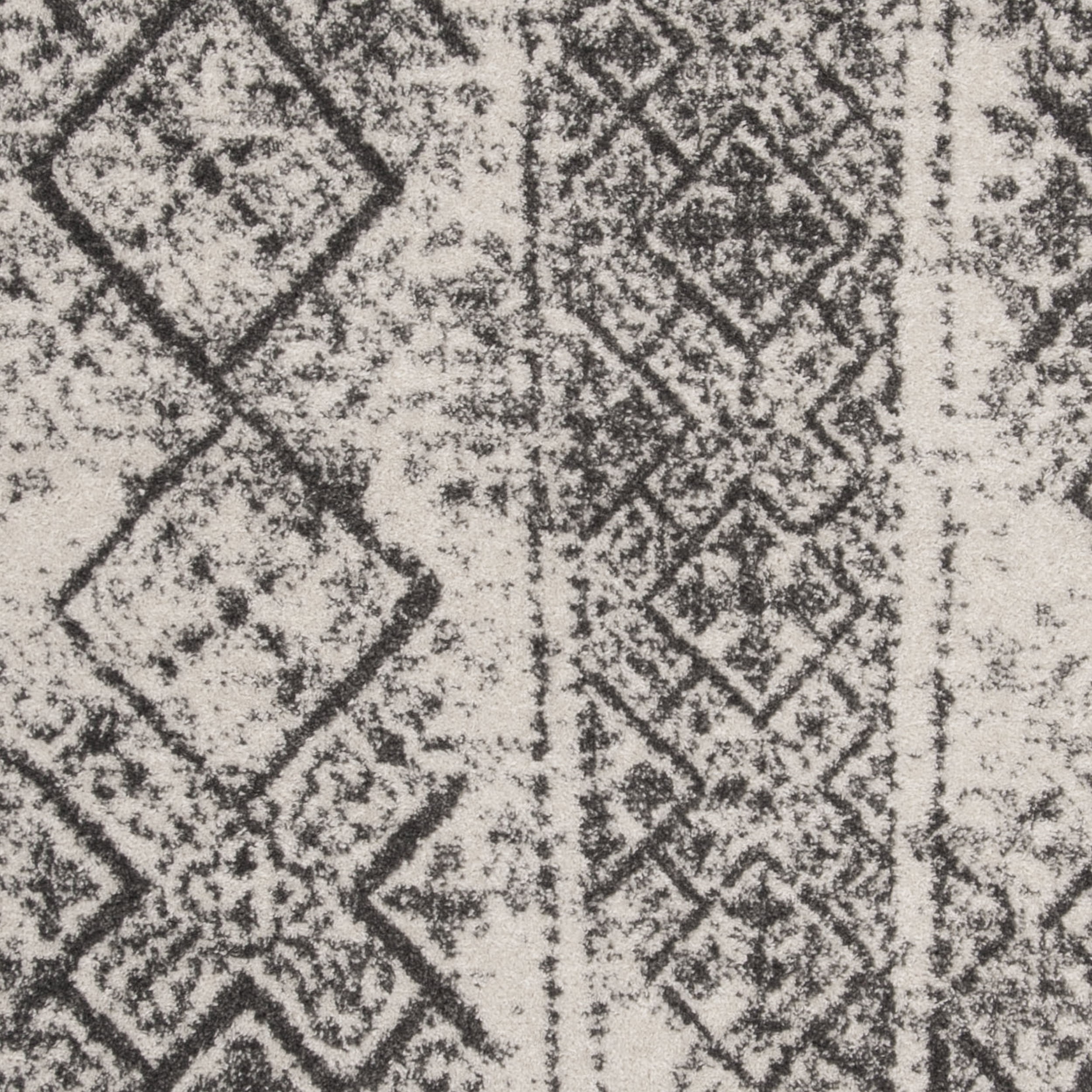 SAFAVIEH Adirondack Montague Geometric Area Rug, Silver/Black, 4' x 6'