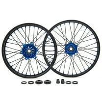 21/19 Dirt Wheel Rim Blue Hub Set for Yamaha YZ250F YZ450F YZ 250 450 F 2009-2013 2010 2012