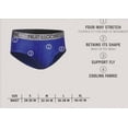 thumbnail image 7 of Fruit of the Loom Small Men's Moisture Wicking/Elastic Waistband Underpants, Multicolor (5-Pack), 7 of 7