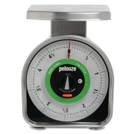 

Rubbermaid 5 lb Aluminum Mechanical Portion Control Scale - 6 1/2 L x 6 5/8 W x 8 5/8 H