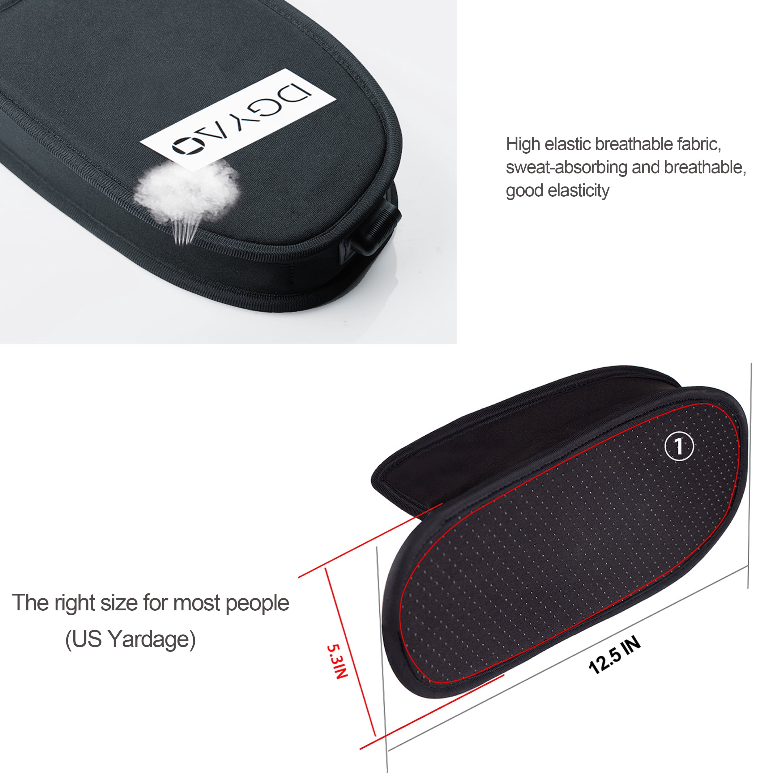 DGXINJUN Red Light Slippers for Feet Toes Infrared LED Light Panel(2Pads)