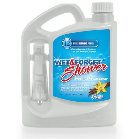 Wet and Forget Weekly Shower Cleaner, 64 Fl Oz (Best Shower Mildew Cleaner)