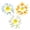 01+03+04, variant on 3 Pack Bohemian Hawaiian Flower Hair Clips, Hair Accessories for Beach Party Daily Wear