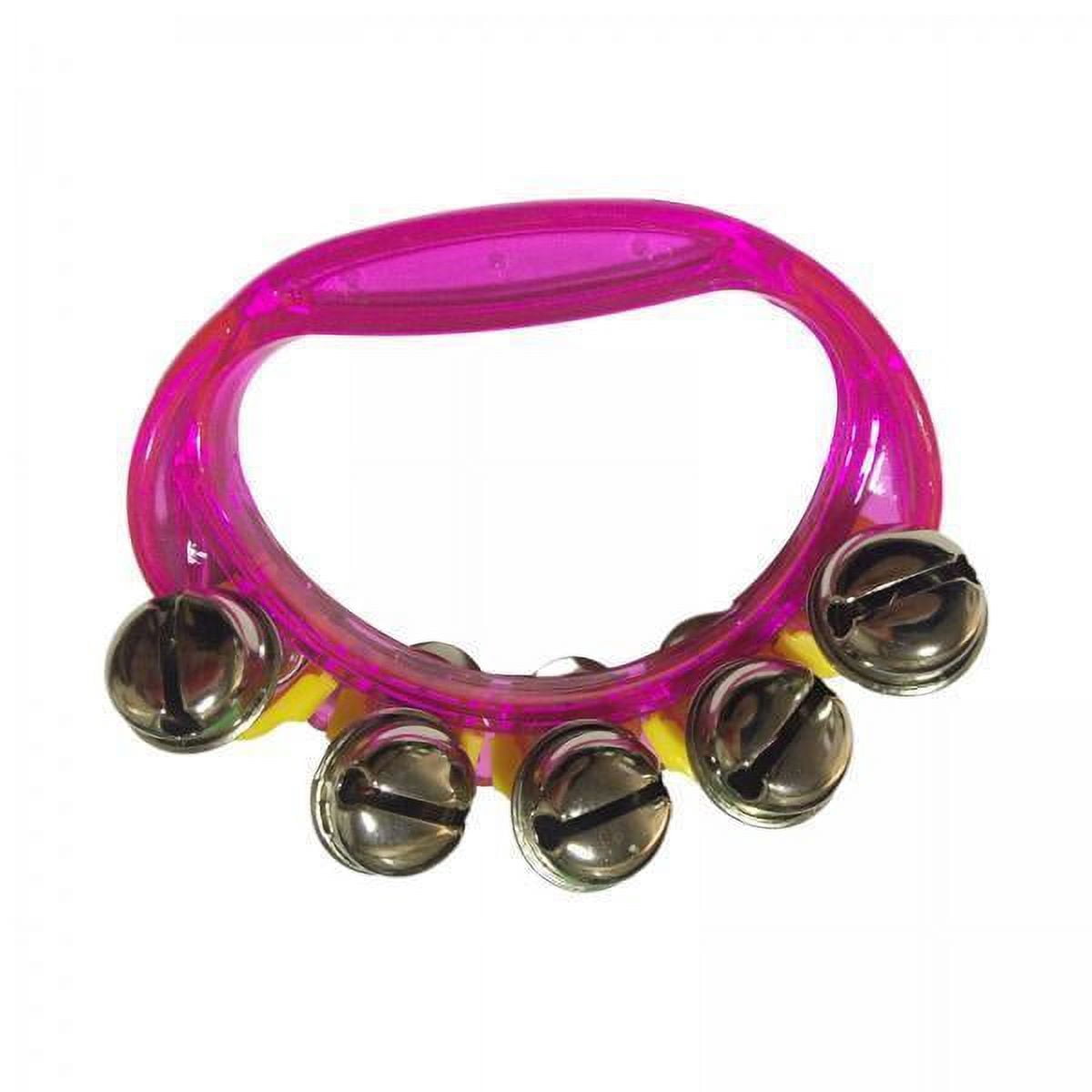 Xuanheng 3xMini Percussion Tambourines Shaking Rattle for Family Kids Kindergarten Pink