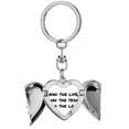 thumbnail image 1 of Famous Poetry Quote Life Tear Love Heart Angel Wing Key Chain Holder, 1 of 3