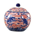 thumbnail image 3 of jifeng Ceramic Tea Storage Jar 1000ml Tea with Lid for Coffee Loose Tea Sugar phoenix, 3 of 9
