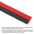 thumbnail image 3 of Uxcell Taekwondo Colored Ranking Belt, 1.6"x7.9Ft Polyester Martial Arts Judo Karate Belt, Red-black, 3 of 6