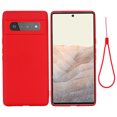 thumbnail image 1 of MasteelfCA Liquid Silicone Mobile Phone Case with Wrist Strap Compatible with Pixel 6 Pro, 1 of 6