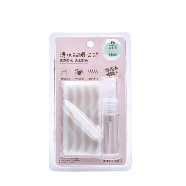 120 pegatinas invisibles para párpados dobles, autoadhesivas, tiras para levantamiento de ojos instantáneo.