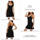 thumbnail image 5 of Ropa de dormir sin mangas,Camisón sin mangas para mujer, camisón doble con doble correa, ropa informal para el hogar, construcción robusta, 5 of 6