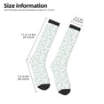 thumbnail image 2 of Sikiie Leaf Print Knee Socks, High Socks Long Stretchy Sock Women Knee High Stocking, Long Socks for Women, 2 of 6