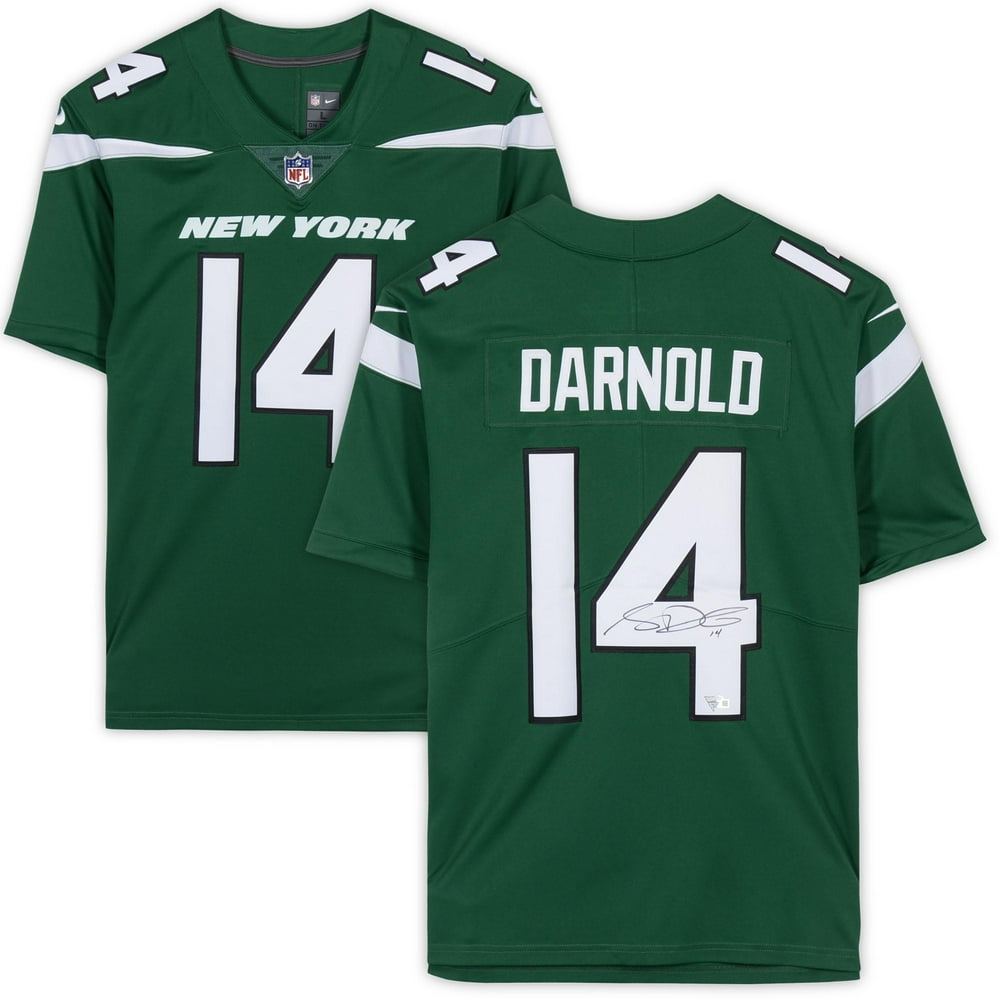 Sam Darnold New York Jets Autographed Green Limited Jersey Fanatics