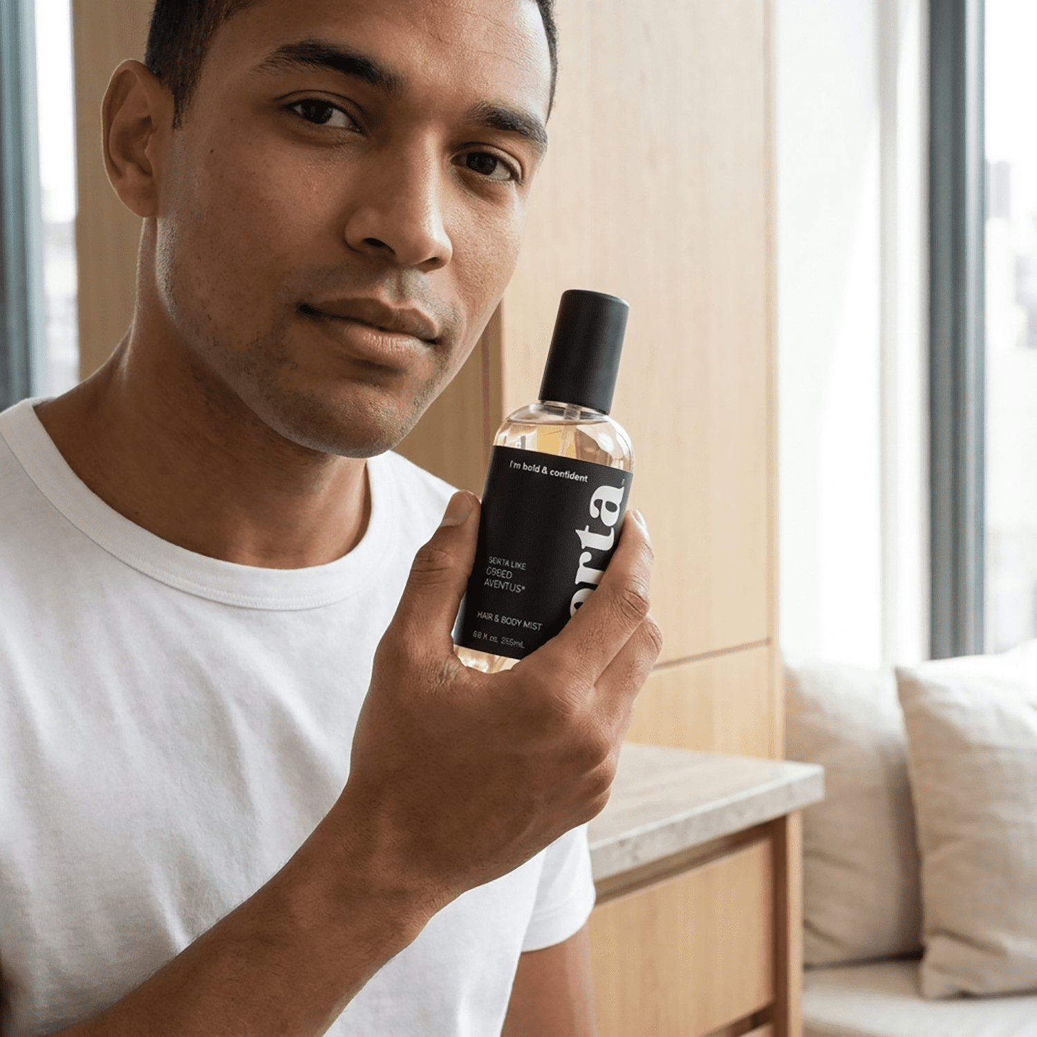 Sorta Bold & Confident Hair & Body Mist, Inspired by Creed Aventus, 8.6 fl oz