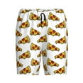 thumbnail image 3 of Yiaed Pizza for Men's Soft Sleep Pajama Short Lounging Pajama Shorts-Large, 3 of 8