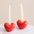 thumbnail image 4 of Heart Shaped Candlestick Ceramic for Valentines Day Home Decor, 4 of 8
