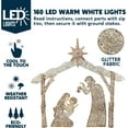 thumbnail image 5 of Joyfy 5 FT Nativity Scene Yard Light Christmas Outdoor Decorations,160 Pre-Lit LED Christmas Decorations,Christmas Yard Light with Stakes Decorations Outdoor Holiday Decor, 5 of 7